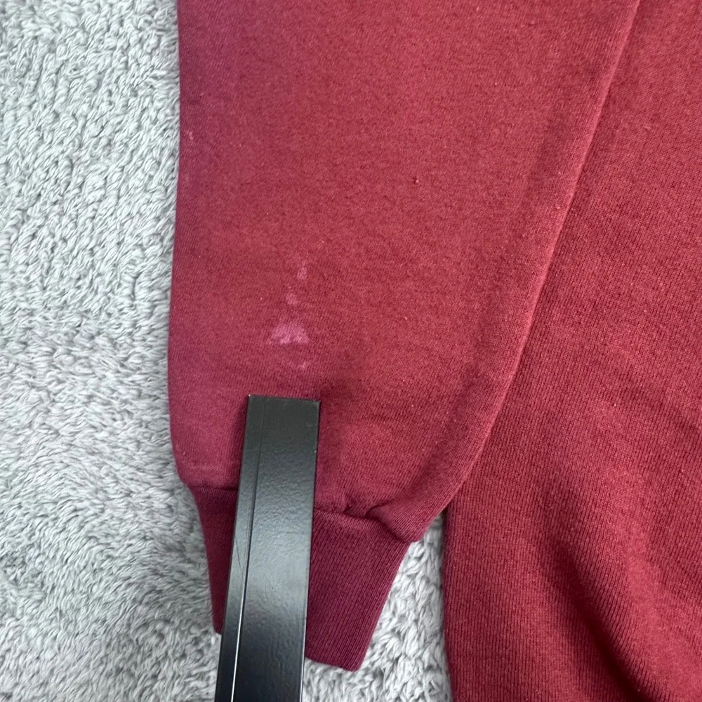 Soffe Sweatshirt Mens Large Maroon Camp Lejeune‎ US Marines Vintage 90s USA Made